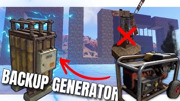 RUST | Easy Automatic Backup Generator | Electrical Guide in 4K