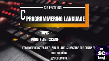 C Programming Language ||printf and scanf|| #clanguage #basicprogramming#ccoding #programmings