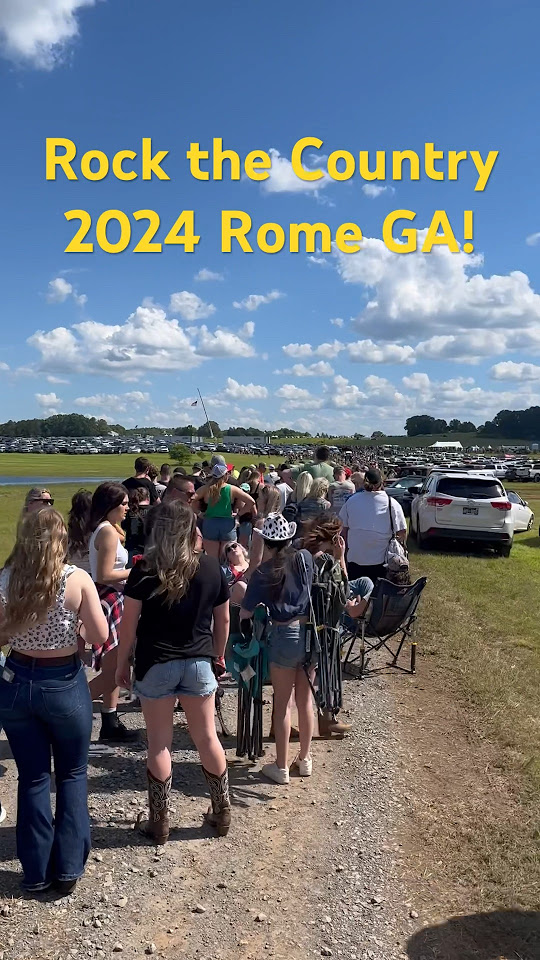 Concert Rock the Country 2024 long line. YouTube