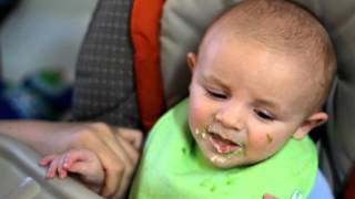 Liam wants oatmeal, not green beans.