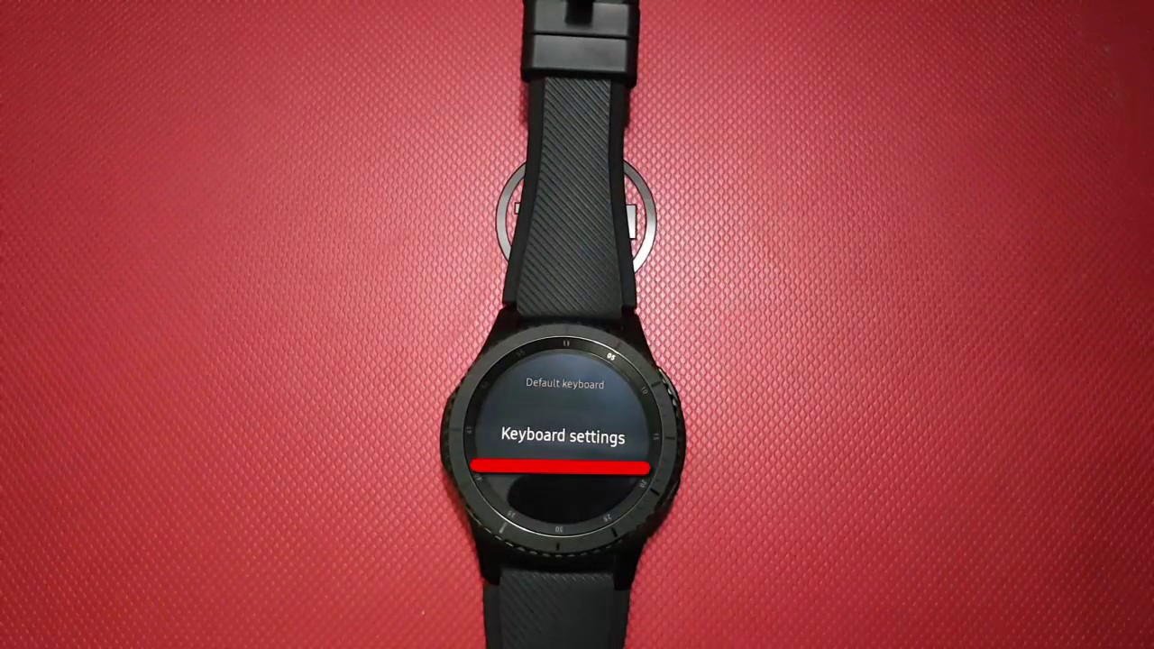 How to Change Keyboard Language Input on Samsung Gear S3 - YouTube