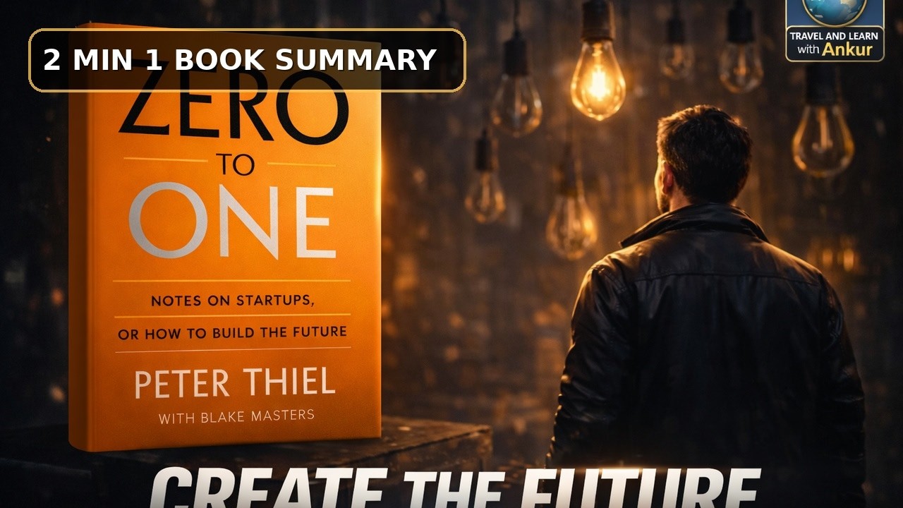 Zero to One Book Summary in Hindi | 2 Min 1 Book 🔥 - YouTube
