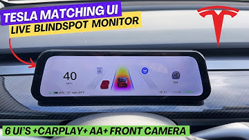 NEW Instrument Cluster For Tesla Model 3/Y (BEST Graphics, CarPlay, Blind Spot, Camera)