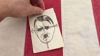 Leaflet Find The Fifth Pig - Adolf Hitler Propaganda