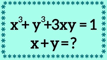 Japanese | Math Olympiad | A Nice Algebra Problem | find x+y = ? | 