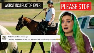 Equestrian Reacts To Cody Ko \& Noels BAD Riding