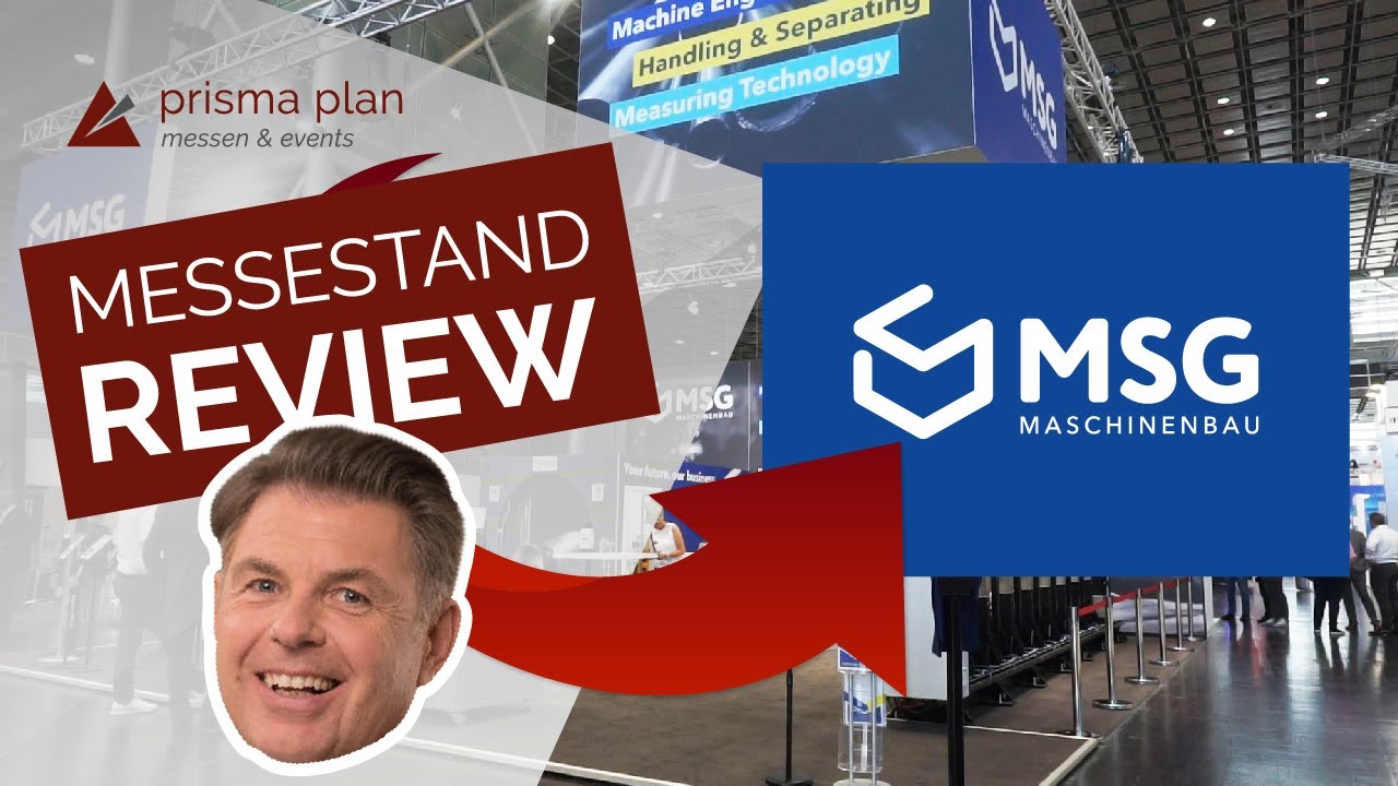 Messestand-Review: MSG auf der Tube -  prisma plan - Messestand4HiddenChampions