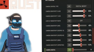 Best legit control player settings ( Rust console edition) (oce)