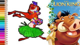 How to draw Timon from The Lion King // Как нарисовать Тимона из Король Лев