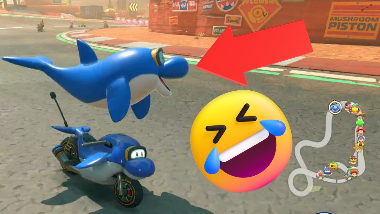Si Dolphin Merempit 🐬🏁| | Mario Kart World