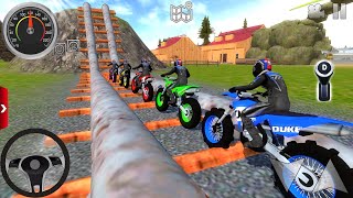 Motocross Dirt Bike Impossible Stunts #1 - Offroad Outlaws Motorbike 2024 Android ios gameplay FHD