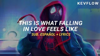 JVKE - This is what falling in love feels like (Spiderman) (Sub. Español + Lyrics)