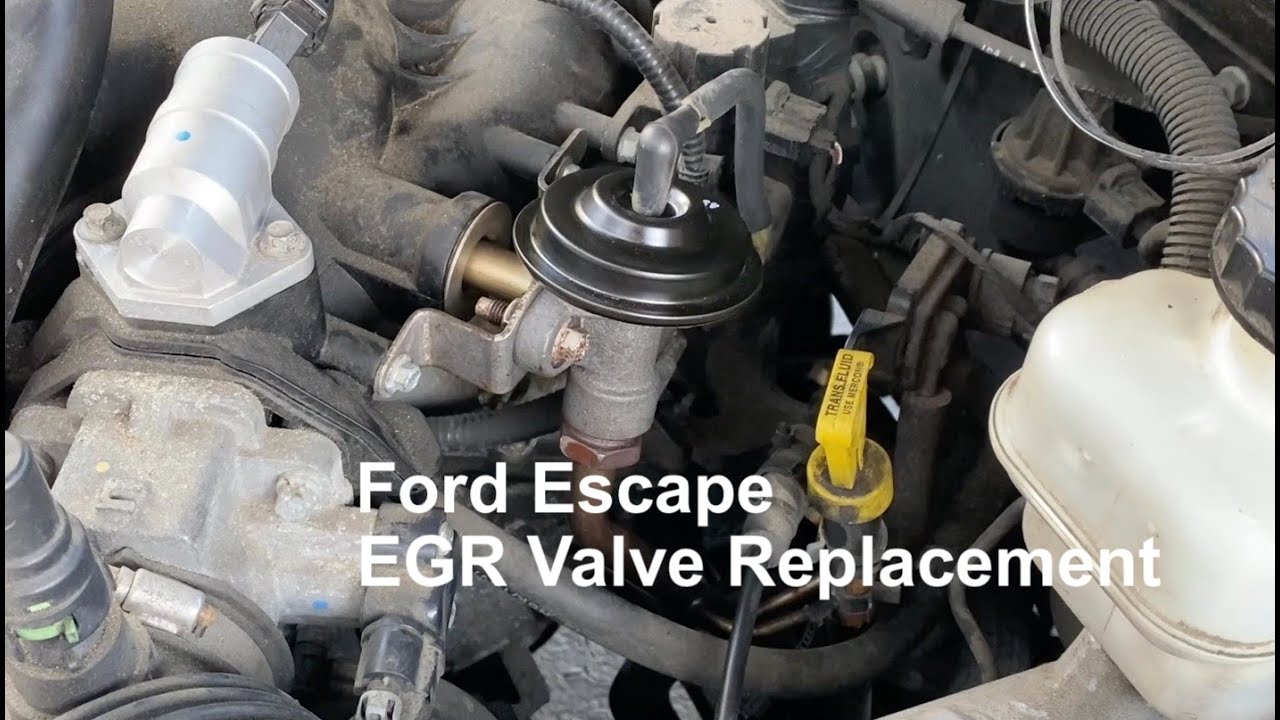 2001 2007 Ford Escape Egr Valve Replacement Youtube