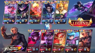 LEGEND VS KOF (The King of fighters) WHO WILL WIN? SUPER INTENSE MATCH 5V5