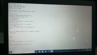 Program for Prime or not Prime using Java