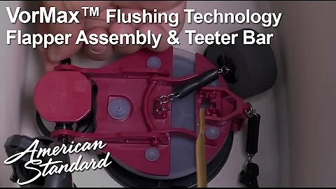 VorMax Toilet: Flapper Assembly with Teeter Bar Installation & Removal