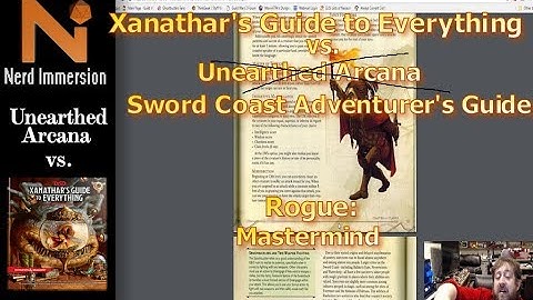 Unearthed Arcana vs Xanathar