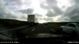 DashCamUK: Highway Code rule 264, Keep to the left.