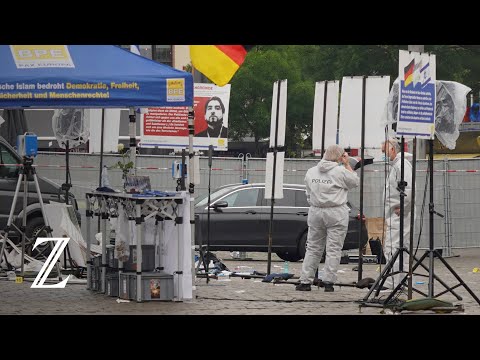 Messerangriff: Polizei schießt auf Angreifer in Mannheim