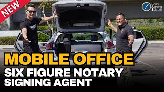 Inside The Mobile Office of a SixFigure Notary Loan Signing Agent! | Notary Hacks [2023]