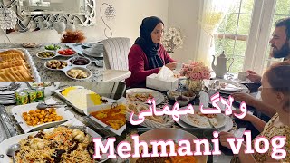 یک روز برفی عالی با فامیل  | ولاگ مهمانی | قابلی پلو به سبک من | آماده گی برای مهمان | Mehmani vlog