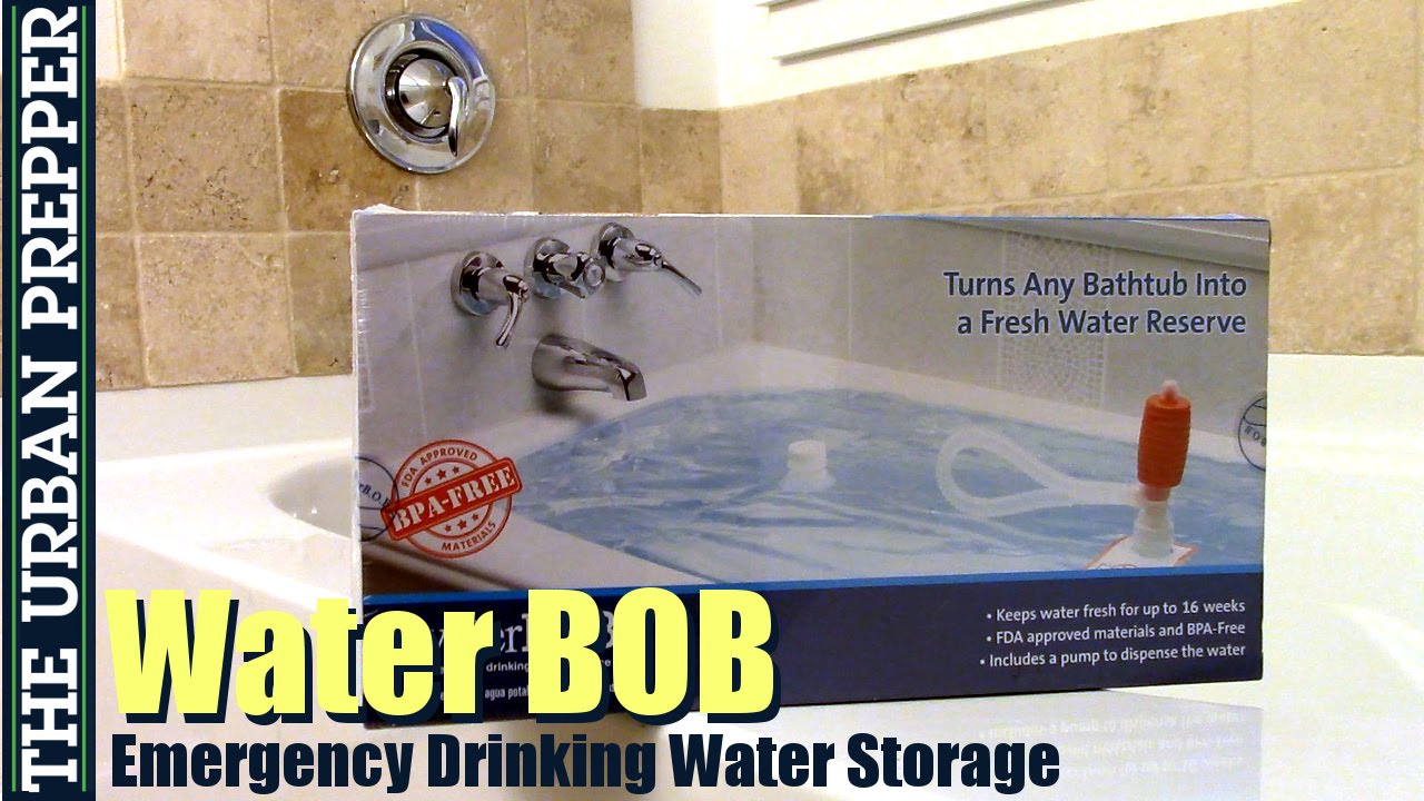 WaterBOB: Emergency Drinking Water Storage (41 Day Test) 