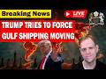 LIVE: Trump Tries to Claim He Can Get Ships Out of Gulf Today
