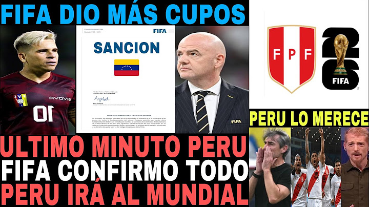 ⚠️ ¡ES OFICIAL! VENEZUELA SANCIONADA, PERÚ AVANZA EN LA TABLA 🇵🇪 ¡LOCURA TOTAL!