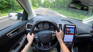 2021 Ford Edge SEL AWD - POV Test Drive (Binaural Audio)