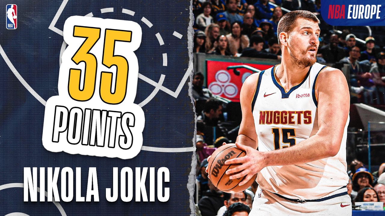 UNREAL PERFORMANCE from the Joker 🤯 Jokic's Best Moments v Golden State Warriors