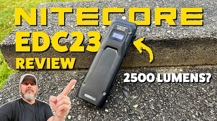 Is The Nitecore EDC23 The Ultimate Everyday Carry Light? Review & Beam Test!