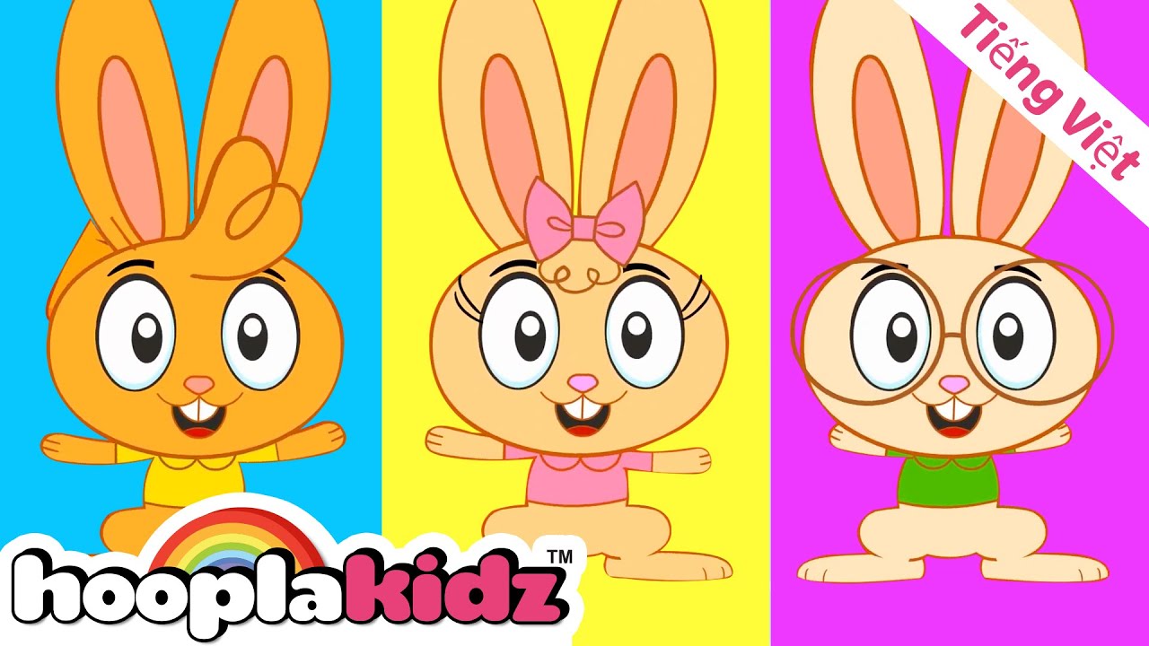 ⁣Thỏ Ngủ Dễ Thương 🐰 Bài Hát Thiếu Nhi | HooplaKidz Tiếng Việt | HooplaKidz Vietnamese