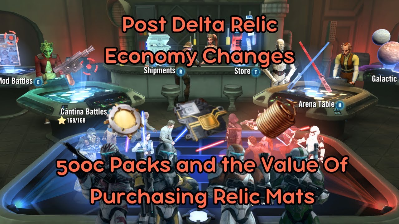 The Value of buying Relic Material Post SWGOH Economy change