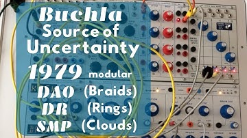 Buchla Source of Uncertainty 1979 DAO DR SMP Braids Rings Clouds