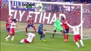 New York Red Bulls tie their match against Chivas USA in stoppage time.