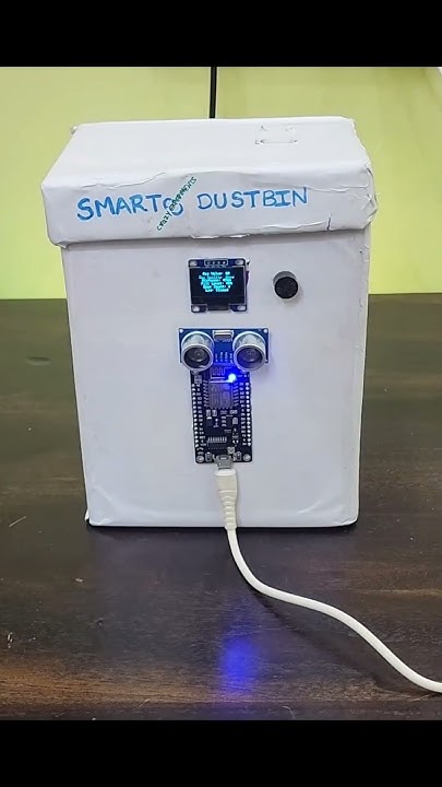 DIY Smart Dustbin using ESP8266 #smartdustbin #smartgadgets - YouTube