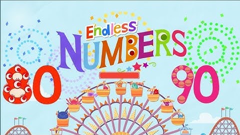 endless numbers 80-90 | counting for toddlers | educational videos |learning for kids | originator