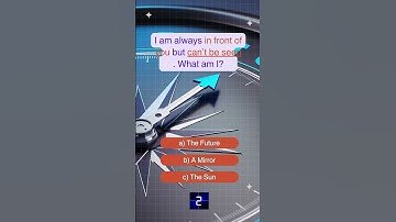 I am always in front of you but can’t be seen. What am I? #quiz #funny #cute #facts #english