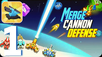 ⭐Merge Cannon Defense 3D⭐ Walkthrough Gameplay Part 1 Survival To Move To A New Planet (Android-iOS)