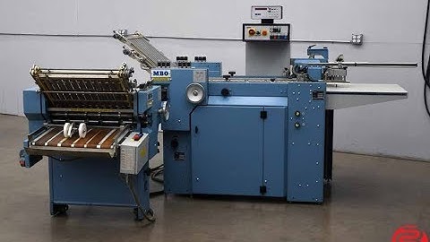 2000 MBO B20 Pile Feed Paper Folder