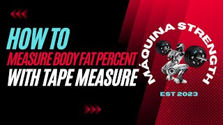 How to measure body fat percentage using tape measure | Navy Tape Method