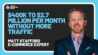 $400K to $2.7 Million Per Month Without More Traffic | Matt Stafford E-commerce Conversion Expert