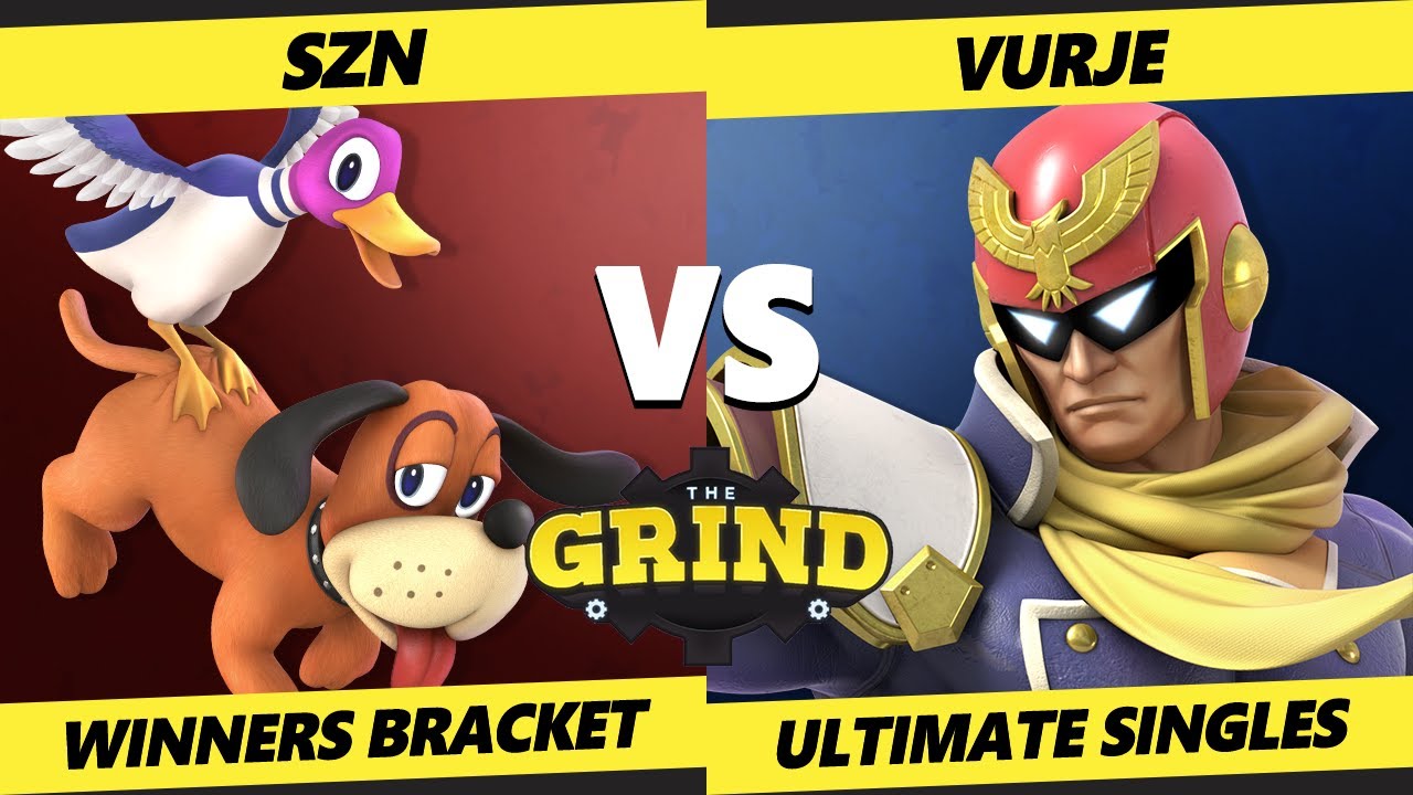 The Grind 282 - SZN (Duck Hunt) Vs. VurJe (Captain Falcon) Smash Ultimate - SSBU