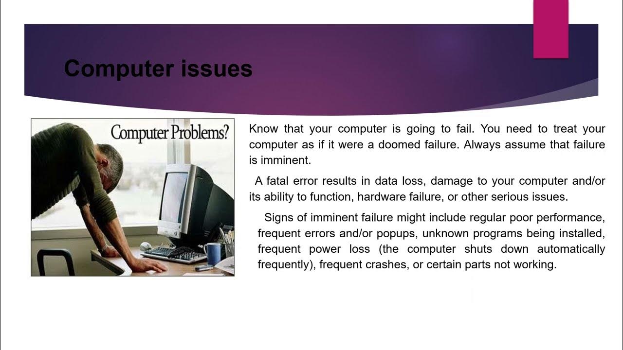 Diagnoses and Identification of Faulty Computer and Network YouTube
