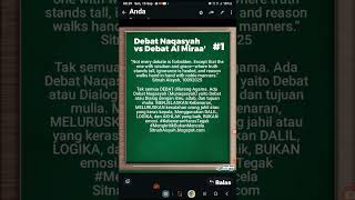 hSITNAH AISYAH - Debat Naqosyah, #10092025 #DebatIlmiah