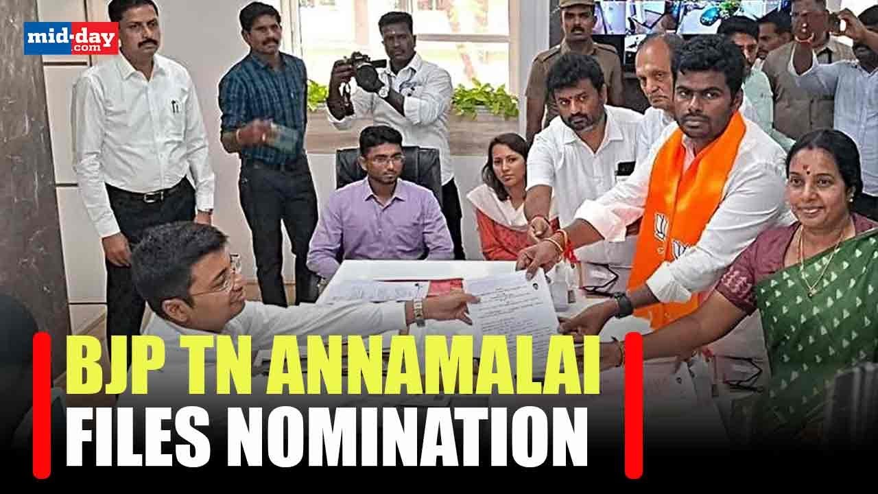 Lok Sabha Elections 2024: BJP TN Chief K Annamalai files nomination ...