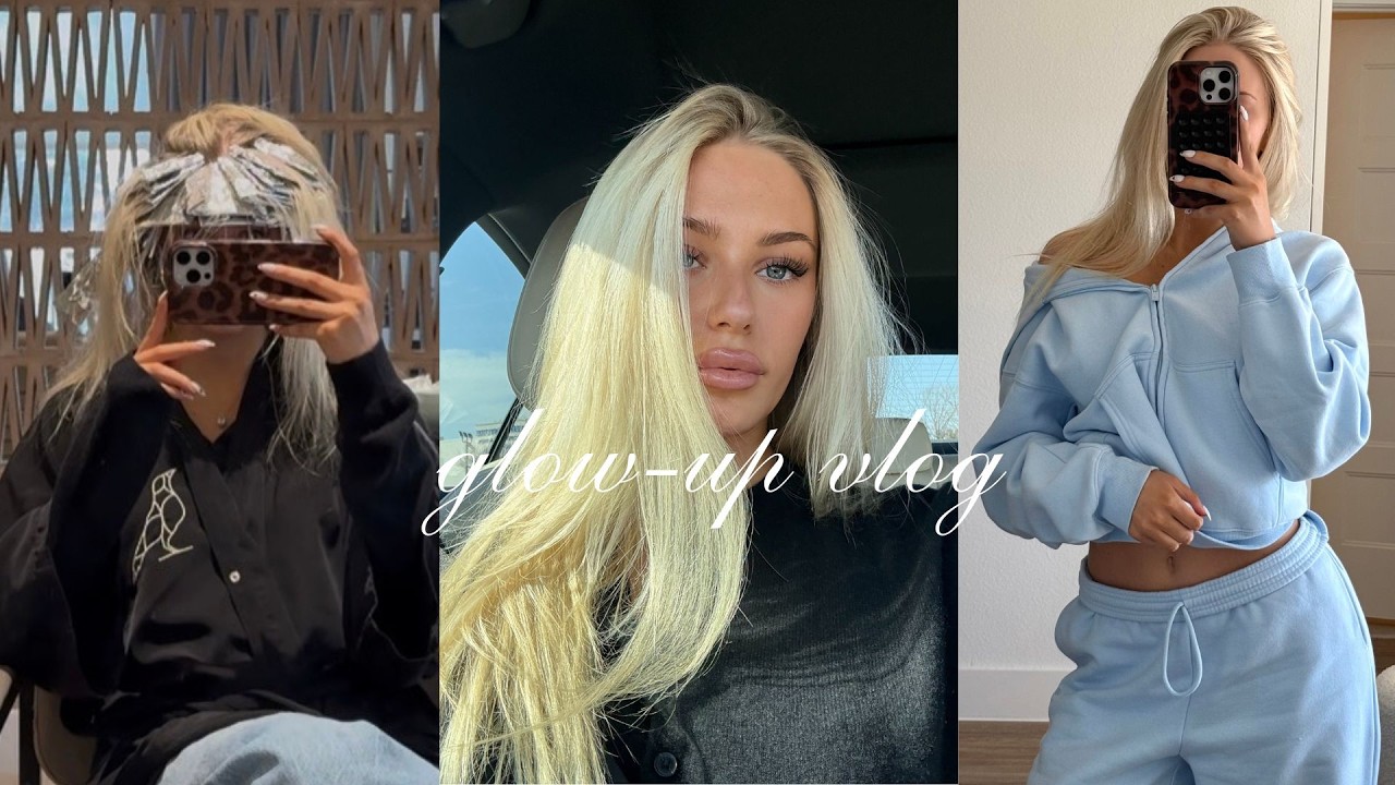 Видеоблог о преображении: автозагар, поход к парикмахеру и общение в новостях.