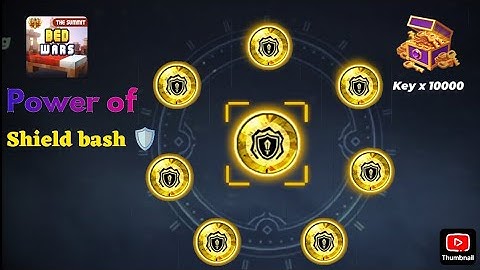 Blockman Go Bedwars..Shield bash Rune power ⚡  #blockmango​ #bedwars #blockmango​ #1gaming​