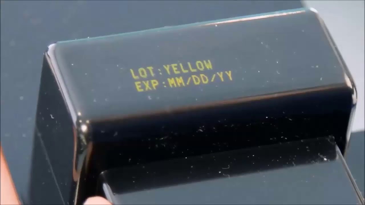 Jetstamp 790 mp ile Sarı Renk Baskı