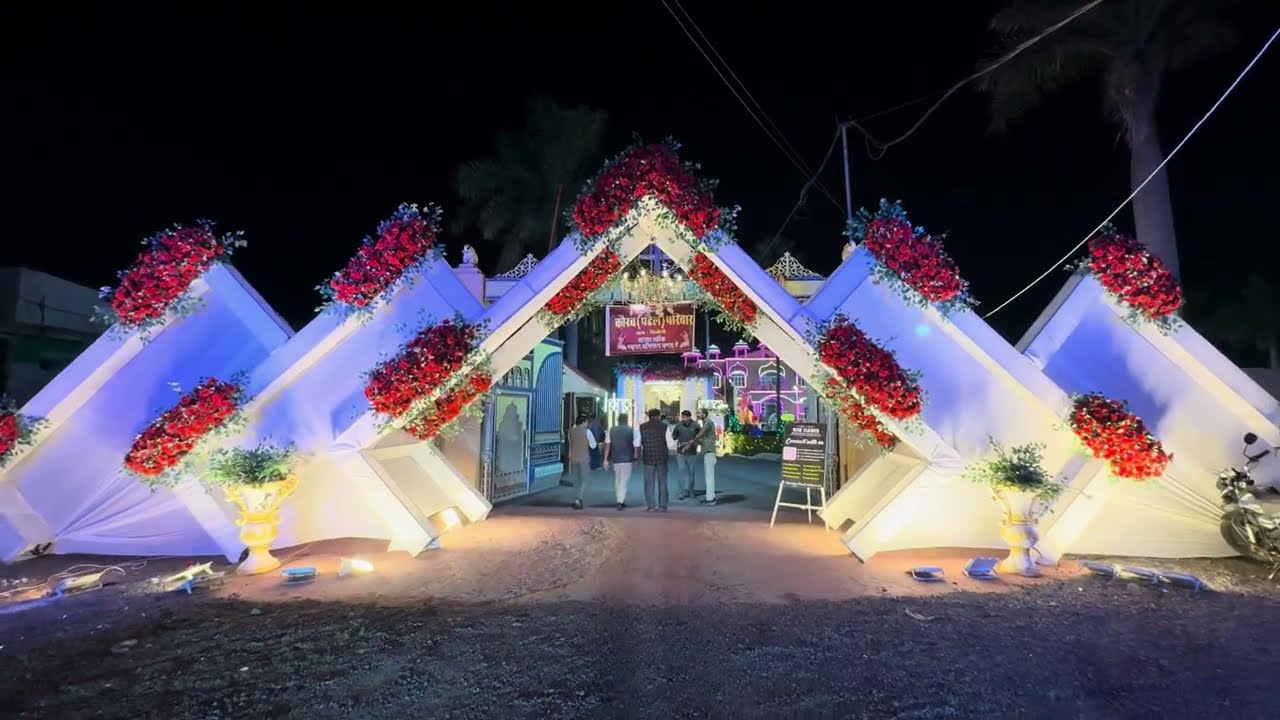 Entry Gate Decoration New Setup || Flower Decor
